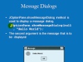 jOptionPane Class for Easy Input Output with Dialog Boxes