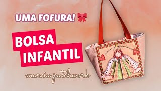 BOLSA INFANTIL PASSO A PASSO! 🧵 Fácil, estruturada e super fofa!