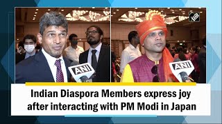 Indian Diaspora Members express joy after interacting with PM Modi in Japan