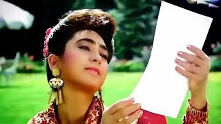 Pyar Ke Kagaz Pe 💙 Love Song 💙 Jigar , Ajay Devgan, Karishma Kapoor, Abhijeet B, Sadhana Sargam 💙