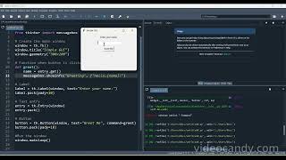 Create a Simple Python GUI App with Tkinter in Spyder | Greet Me App Tutorial