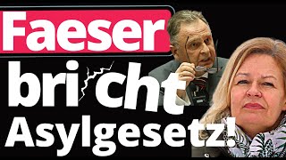 Oberster Verfassungsrichter a.D zerstört Nancy Faeser komplett!