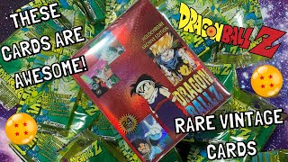 VINTAGE Dragon Ball Z Trading Cards! Unboxing a Sealed DBZ Holochrome Archive Edition Booster Box