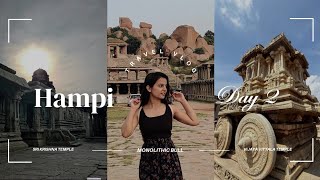 Hampi Day 2: Exploring Ancient Wonders \u0026 a Magical Sunset | Vijaya Vittala Temple to Monolithic Bull