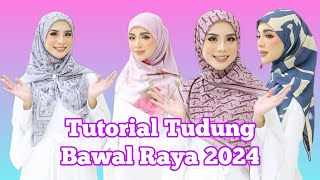 Tutorial Tudung Bawal Raya 2024