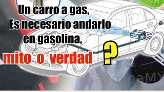 Motor a gas : es necesario que funcione a gasolina?