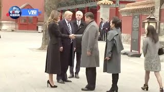 Xi welcomes Trump in China’s Forbidden City