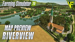 A Fully Featured British Map For FS25! | Riverview | FS25 Map Preview