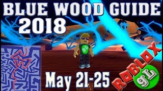 Blue Wood Maze Map 2020 June