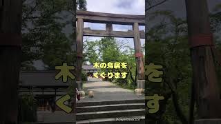 いだきそ神社を参拝する【ポメチワ】きぃ太⛩️