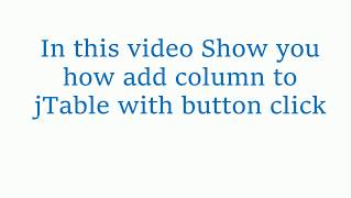 how add column to jtable dynamically (add column with button click)