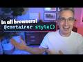 CSS style queries: the missing piece for component styling