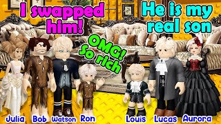 🍁 TEXT TO SPEECH 🍀 My Real Family Is Rich But I Was Swapped At Birth With A Poor One 🌻 Roblox Story