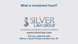 What is investment fraud?