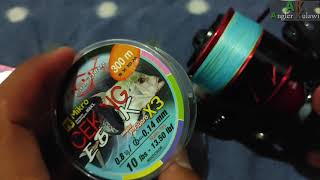 Pe Ceking Ebek ft. Reel Kastking Sharky III 1000 || Review PE Ceking Ebek 0,8 || PE P-fluoro X3