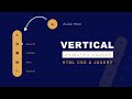Vertical Animated Navbar Using HTML CSS & JQUERY