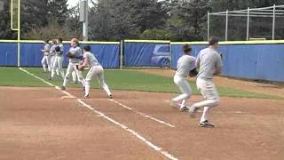 Fake throw spin throw