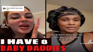 Woman Goes Viral for having  8 baby daddies