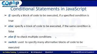 7 - else, else if, switch statements in JavaScript
