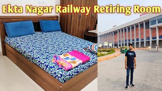 Ekta Nagar Railway Retiring Rooms !! How To Book Railway Retiring Rooms At Ekta Nagar Station !!