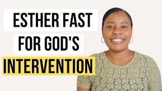 Esther Fasting And Prayer For God’s Intervention | OPEN DOORS