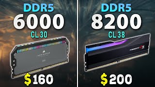 DDR5 6000 vs 8200 - Intel Core Ultra // Test in 9 Games