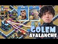 KLAUS used TH13 GOLEM AVALANCHE against X6TENCE | EWU Tournament | Clash of Clans eSports