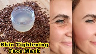 Do This 10 Min Every Day Morning & Look 18 yrs Old,Skin Tightening Face Mask Anti Aging Flaxseed Gel