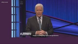 Jeopardy posts a Thanksgiving message recorded by Alex Trebek just days before his death