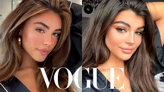 I followed Madison Beer's VOGUE makeup routine