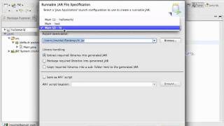 Eclipse JAR export: Publishing your Java Program Tutorial