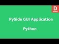 GUI Application with PySide