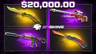 I SPENT $10,000 on G4SKINS! HUGE CASE BATTLES! 🎯 (G4SKINS Promo Code 2025) | G4Skins Case Opening