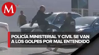 En Sonora, captan a policía ministerial en riña con civil; involucrados piden disculpa