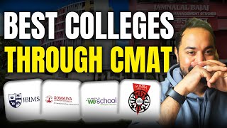 CMAT 2025 | Top MBA Colleges Through CMAT | Highest \u0026 Average Package | ROI | Fees