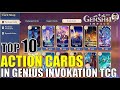 10 Best Action Cards in Genius Invokation TCG & How to Get These | Genshin Impact