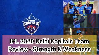 #ipl | IPL 2020 | Delhi Capitals Team Review | Strength & Weakness | #ipl #ipl2020 #delhicapitals