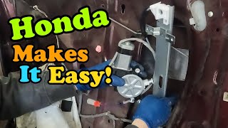 2003-2008 Honda Pilot Window Motor and Regulator Replacement (How To) DIY