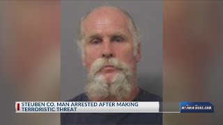 Steuben County Man arrested after making terroristic threats