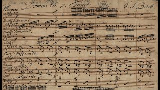 J.S Bach - Cantata: Liebster Gott, wenn werd ich sterben, BWV 8. {Manuscript score}