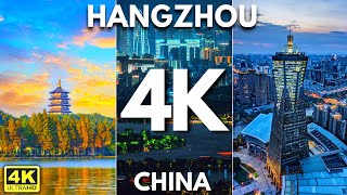 Hangzhou, China 🇨🇳 Aerial in 4K 60 Fps - 4K Travel Video