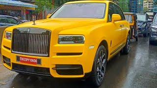 Finally Yellow rolls Royce spotted in south Bombay 😍 | Rolls Royce | super cars | #trending #viral