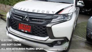 ประตูท้ายไฟฟ้าพร้อมชุดกลอนไฟฟ้าและระบบเปิดปิดด้วยเท้า Mitsubishi New Pajero By Vanparadise