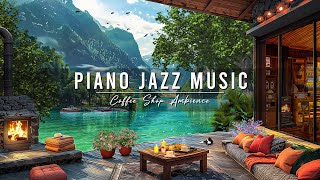 Smooth Piano Jazz Music & Cozy Coffee Shop Ambience ☕ Relaxing Jazz Instrumental Music to Work,Focus