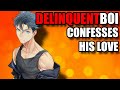 Delinquent Bully Boy Confesses His Love for You - Anime Boy ASMR Roleplay