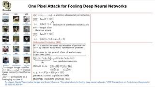 One Pixel Attack (Continued) | Lecture 25 (Part 1) | Applied Deep Learning