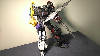 變形金剛玩具王老濕中文介紹176(FansProject Not Menasor / M3 / Intimidator Combine FPJ汽車合體 飛天虎無敵大合體)