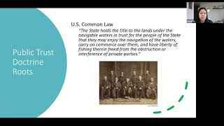 CRN Webinar: Intro to the Public Trust Doctrine and Its Implementation in the Face of Sea Level Rise