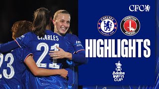 Chelsea Women 4-0 Charlton Athletic | FA Cup HIGHLIGHTS \u0026 MATCH REACTION | 24/25