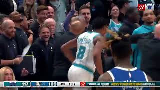 DENNIS SMITH JR HITS A GAME WINNING THREE TO SEAL THE WIN FOR HORNETS VS DALLAS|KARMA HIT DALLAS